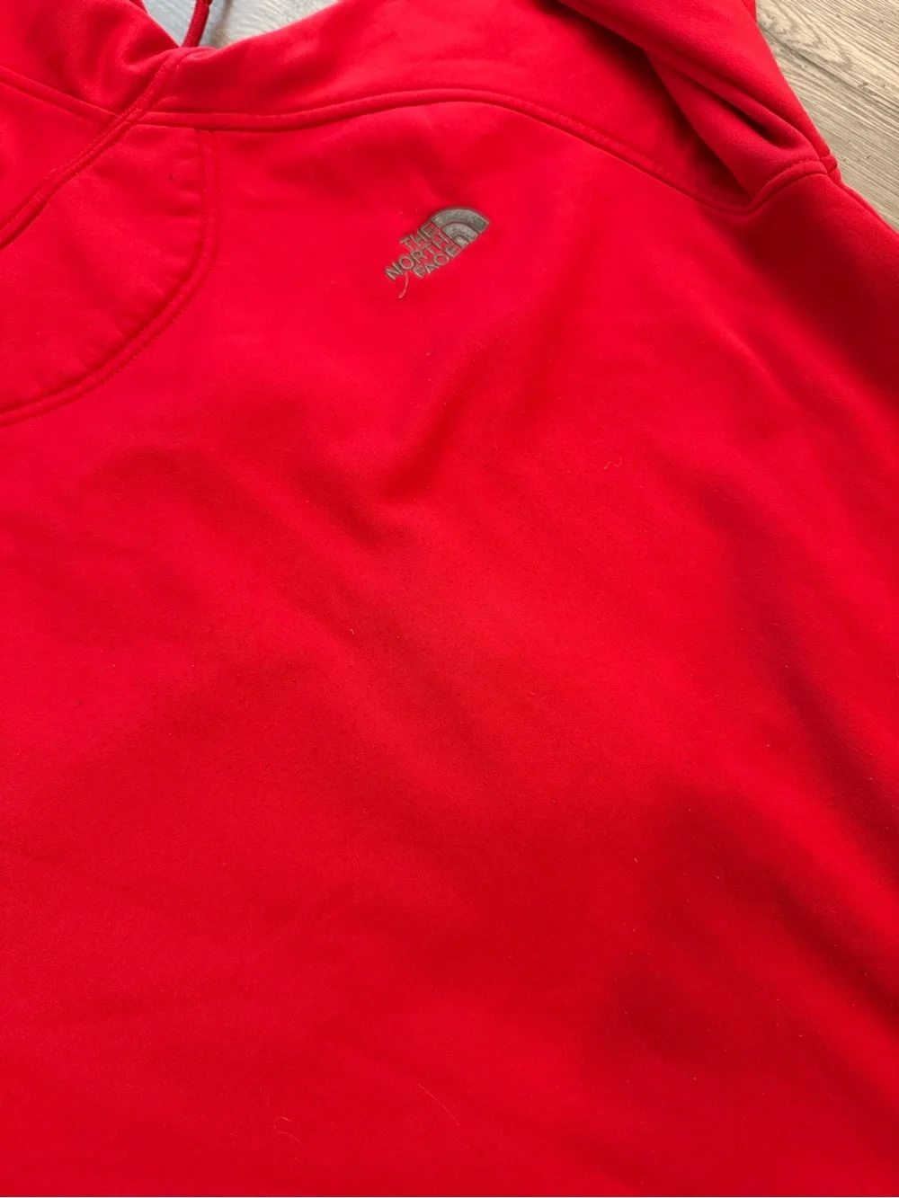 The North Face Red Full Zip Fleece Men’s Size: Small Fleece Jacket